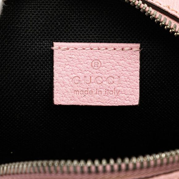Pre Loved gucci Circular Crossbody Bag with Zip Women Pink Crossbody Bags - Picture 5 of 8